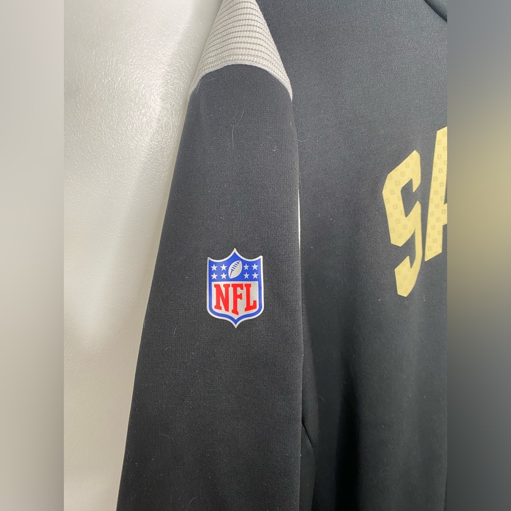New Orleans Saints Nike NFL On-Field Hoodie, Size XL - Picture 4 of 7